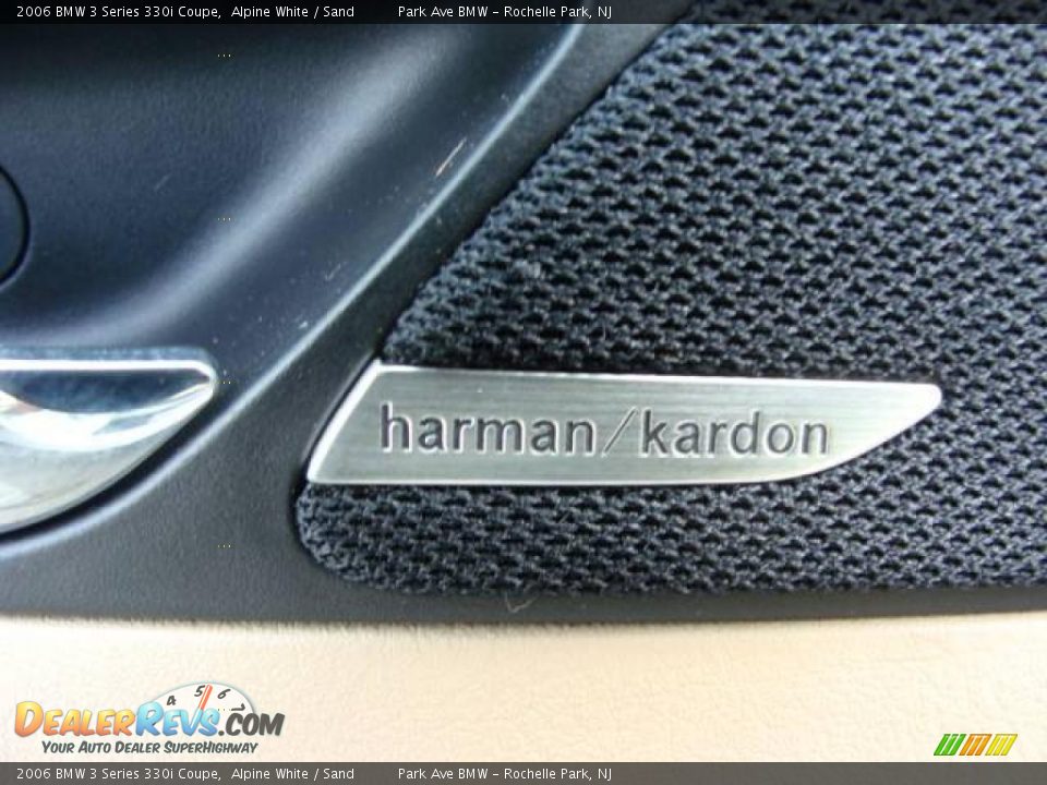 2006 BMW 3 Series 330i Coupe Alpine White / Sand Photo #10