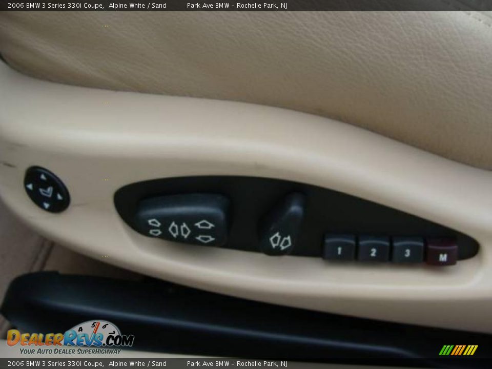 2006 BMW 3 Series 330i Coupe Alpine White / Sand Photo #12