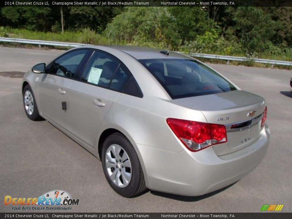 2014 Chevrolet Cruze LS Champagne Silver Metallic / Jet Black/Medium Titanium Photo #6