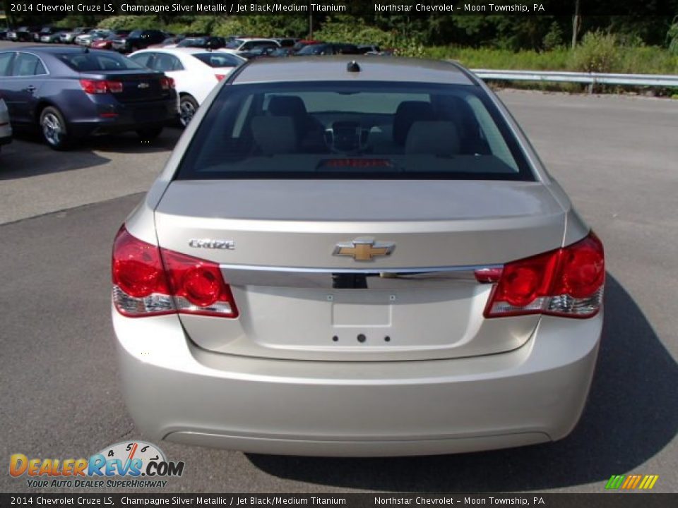 2014 Chevrolet Cruze LS Champagne Silver Metallic / Jet Black/Medium Titanium Photo #7