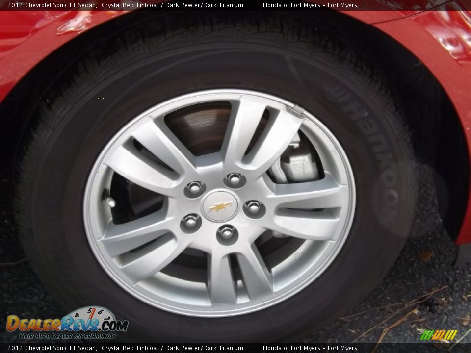 2012 Chevrolet Sonic LT Sedan Crystal Red Tintcoat / Dark Pewter/Dark Titanium Photo #3