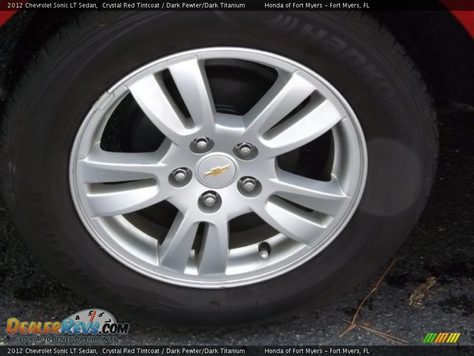 2012 Chevrolet Sonic LT Sedan Crystal Red Tintcoat / Dark Pewter/Dark Titanium Photo #4
