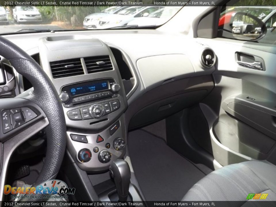 2012 Chevrolet Sonic LT Sedan Crystal Red Tintcoat / Dark Pewter/Dark Titanium Photo #14