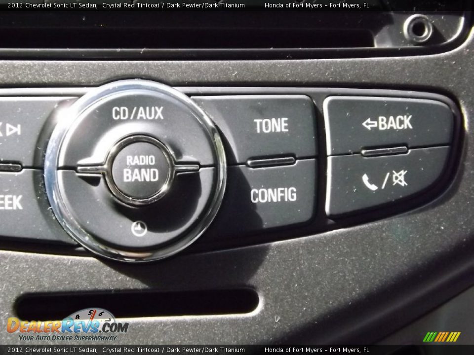 2012 Chevrolet Sonic LT Sedan Crystal Red Tintcoat / Dark Pewter/Dark Titanium Photo #17