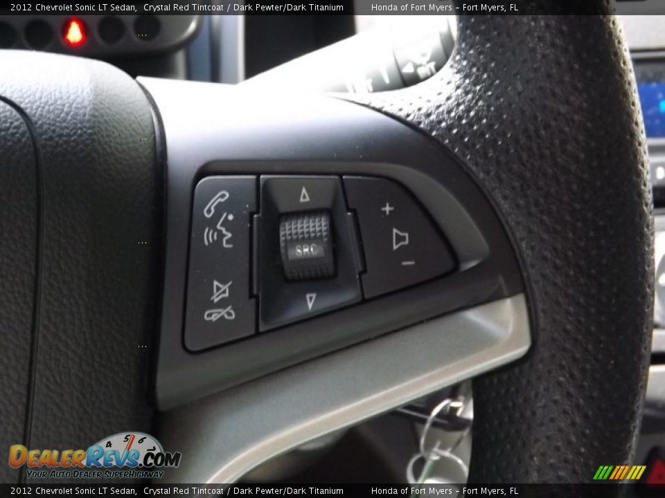 2012 Chevrolet Sonic LT Sedan Crystal Red Tintcoat / Dark Pewter/Dark Titanium Photo #24