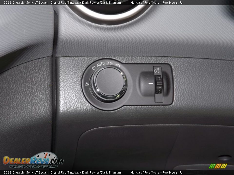2012 Chevrolet Sonic LT Sedan Crystal Red Tintcoat / Dark Pewter/Dark Titanium Photo #25
