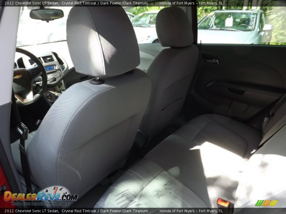 2012 Chevrolet Sonic LT Sedan Crystal Red Tintcoat / Dark Pewter/Dark Titanium Photo #27