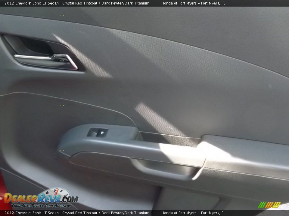 2012 Chevrolet Sonic LT Sedan Crystal Red Tintcoat / Dark Pewter/Dark Titanium Photo #30