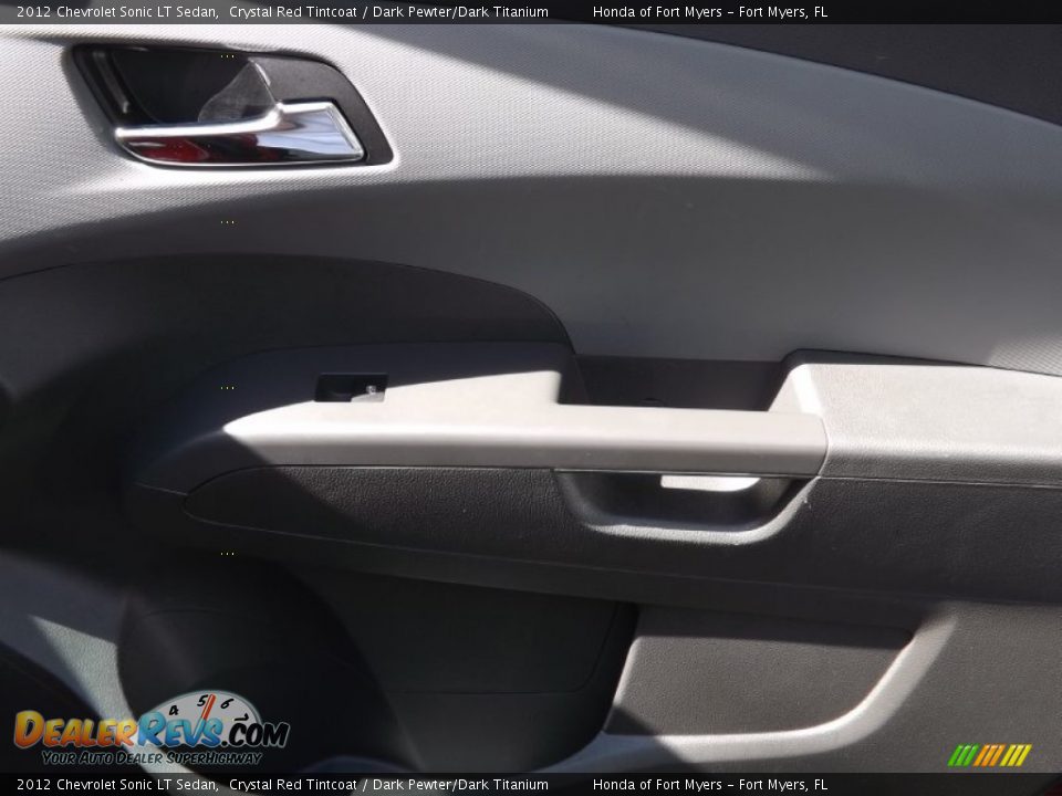 2012 Chevrolet Sonic LT Sedan Crystal Red Tintcoat / Dark Pewter/Dark Titanium Photo #32