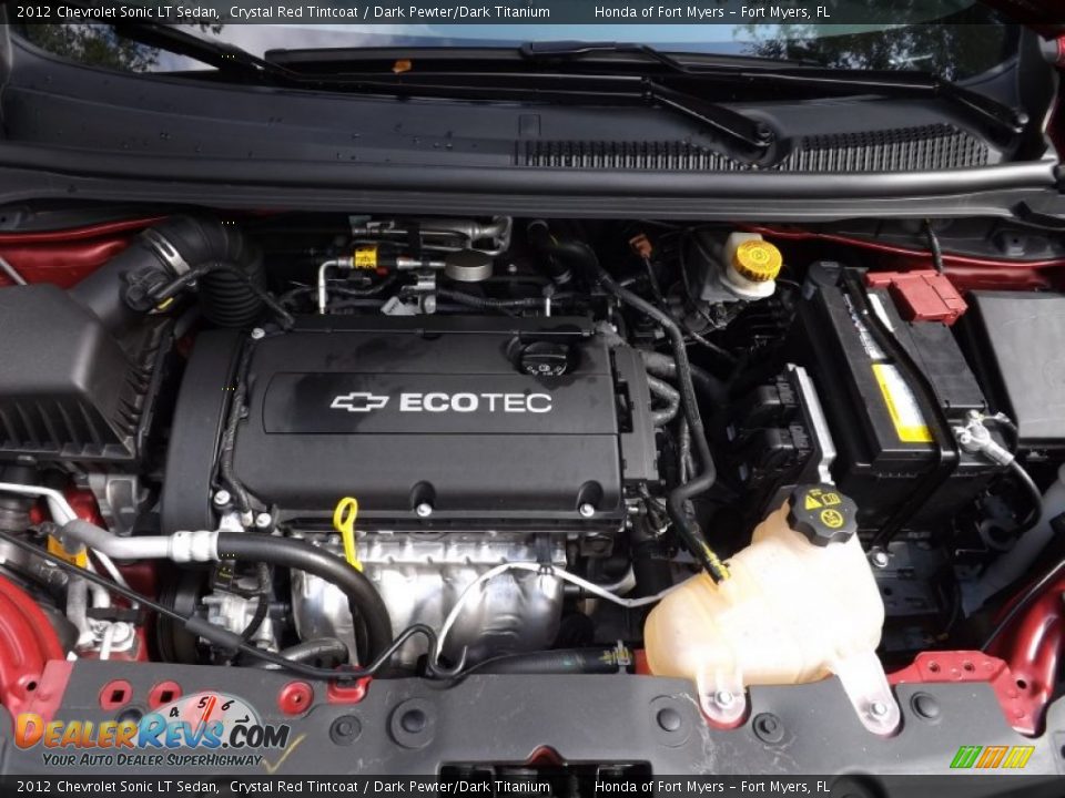 2012 Chevrolet Sonic LT Sedan Crystal Red Tintcoat / Dark Pewter/Dark Titanium Photo #34