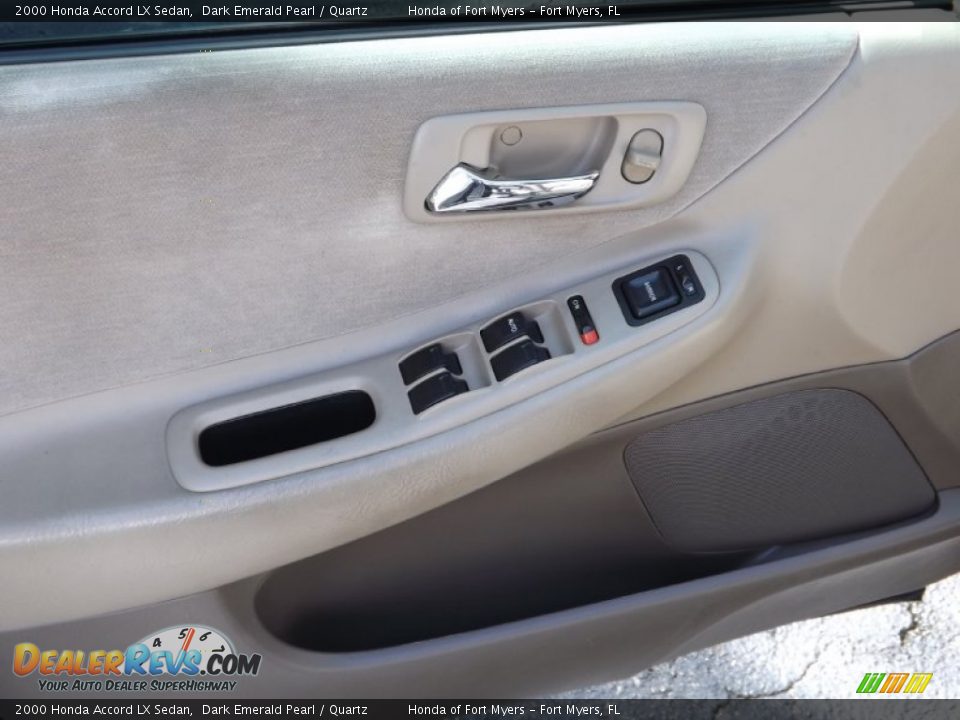 2000 Honda Accord LX Sedan Dark Emerald Pearl / Quartz Photo #6