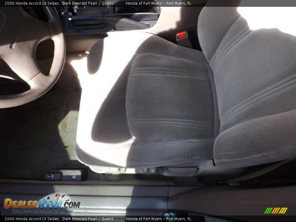 2000 Honda Accord LX Sedan Dark Emerald Pearl / Quartz Photo #8