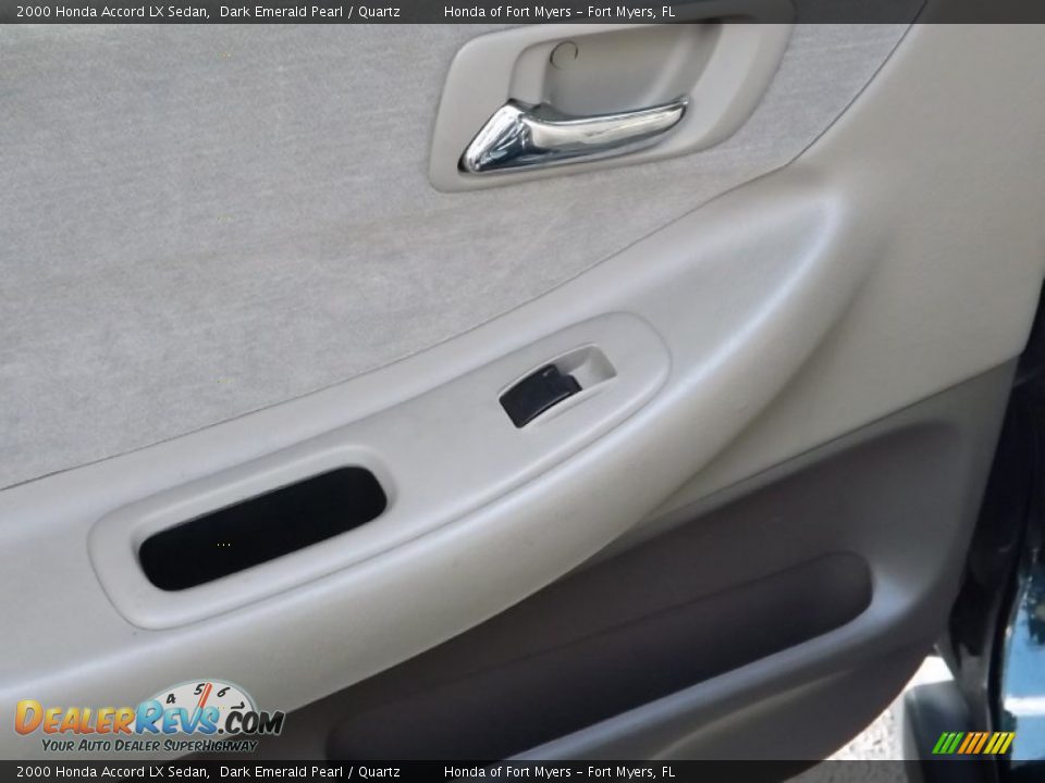 2000 Honda Accord LX Sedan Dark Emerald Pearl / Quartz Photo #18