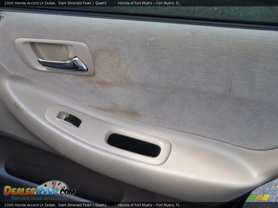 2000 Honda Accord LX Sedan Dark Emerald Pearl / Quartz Photo #22