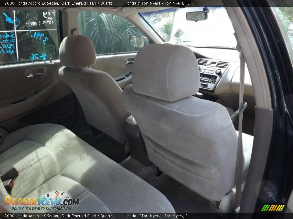 2000 Honda Accord LX Sedan Dark Emerald Pearl / Quartz Photo #23