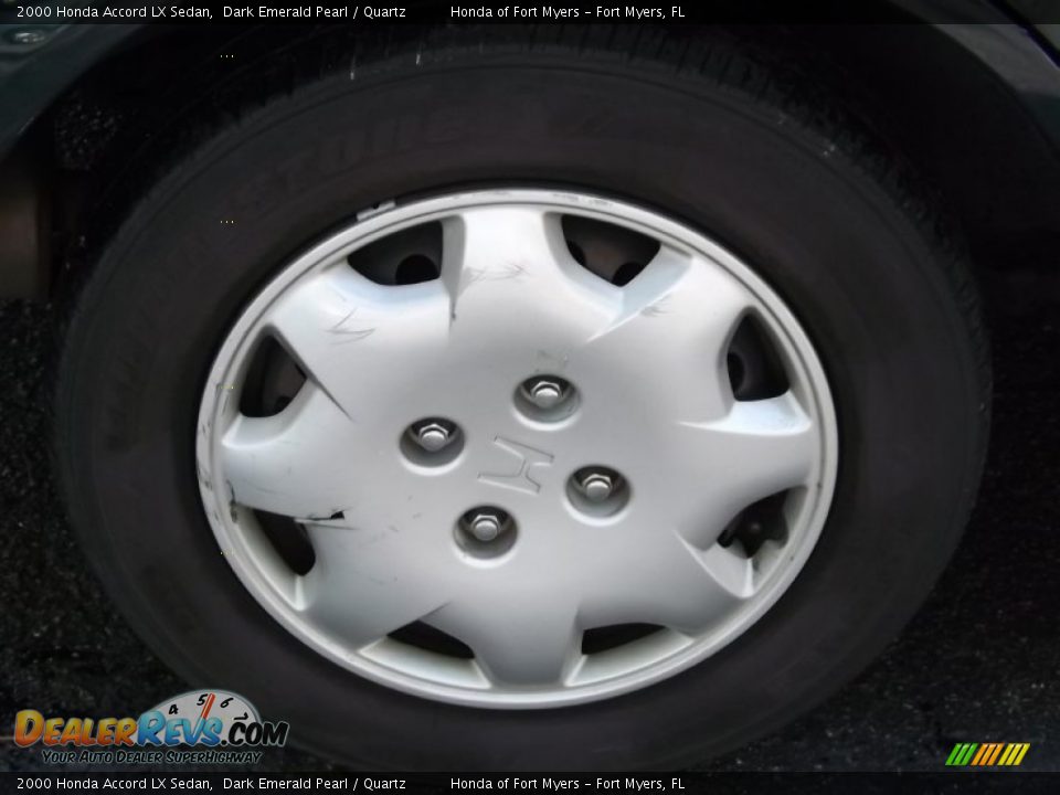 2000 Honda Accord LX Sedan Dark Emerald Pearl / Quartz Photo #31