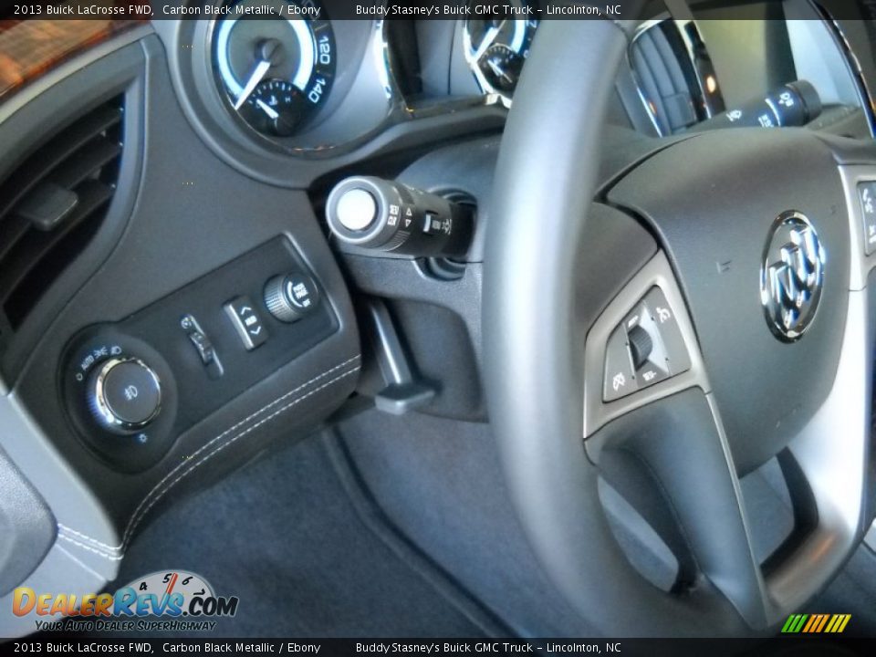 2013 Buick LaCrosse FWD Carbon Black Metallic / Ebony Photo #10