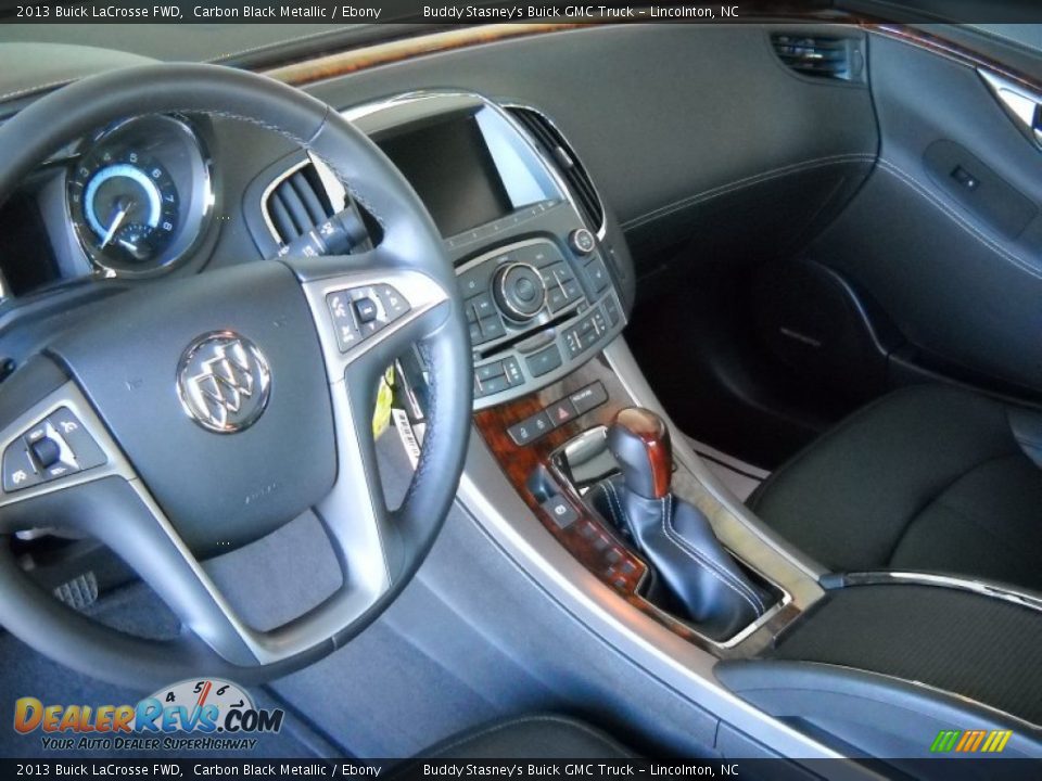 2013 Buick LaCrosse FWD Carbon Black Metallic / Ebony Photo #11