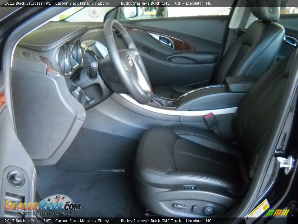 2013 Buick LaCrosse FWD Carbon Black Metallic / Ebony Photo #12