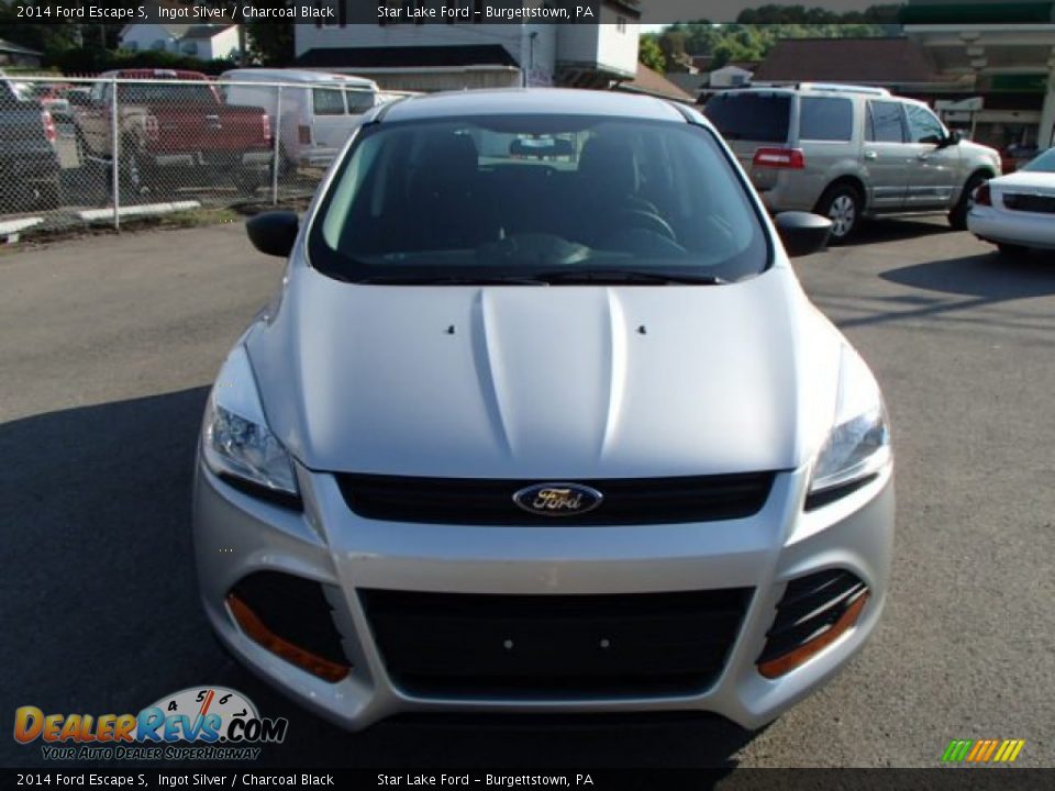 2014 Ford Escape S Ingot Silver / Charcoal Black Photo #2