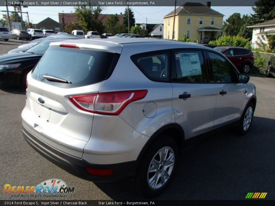 2014 Ford Escape S Ingot Silver / Charcoal Black Photo #5