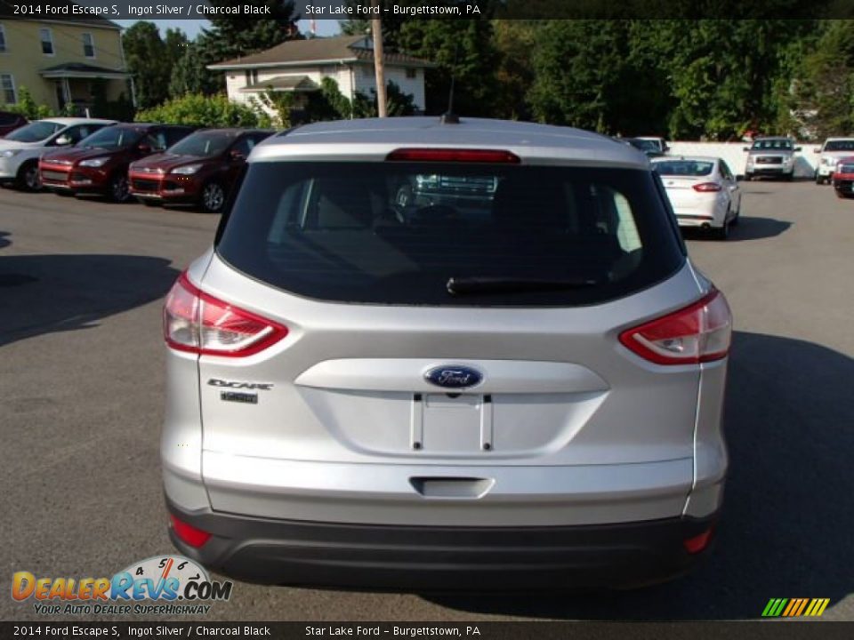 2014 Ford Escape S Ingot Silver / Charcoal Black Photo #6