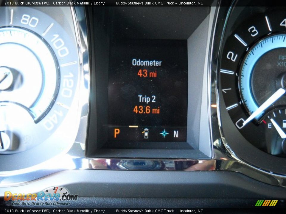 2013 Buick LaCrosse FWD Carbon Black Metallic / Ebony Photo #18