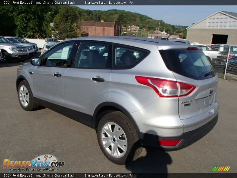 2014 Ford Escape S Ingot Silver / Charcoal Black Photo #7
