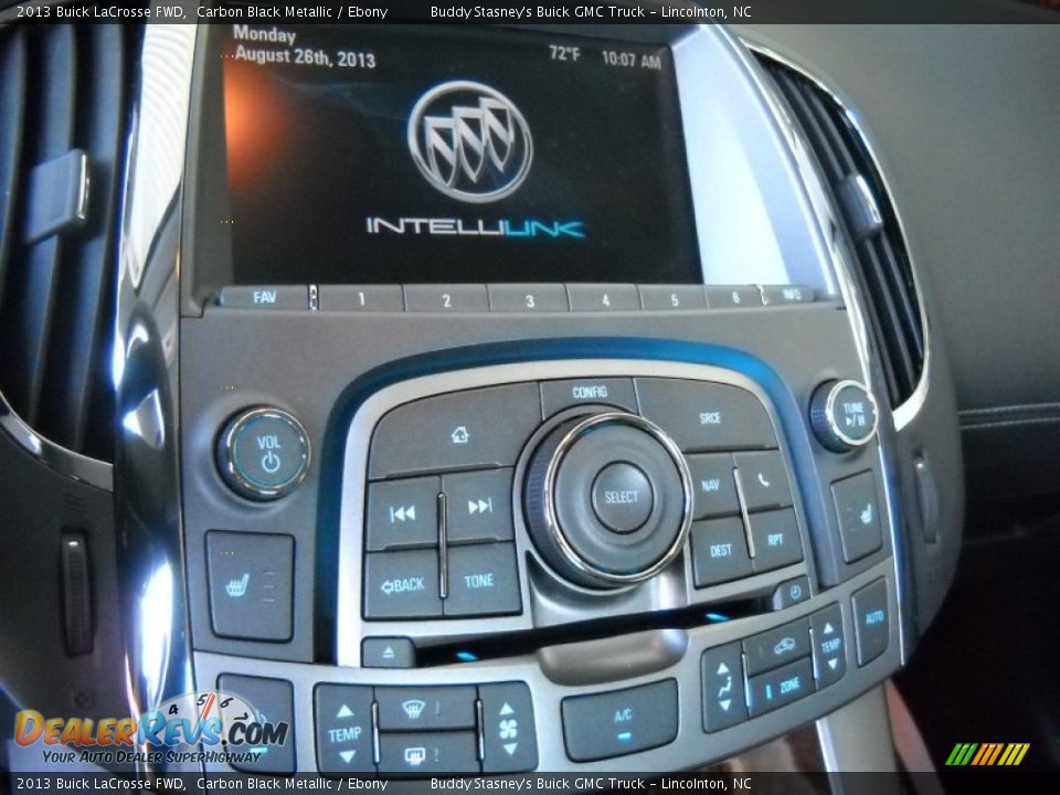 2013 Buick LaCrosse FWD Carbon Black Metallic / Ebony Photo #19