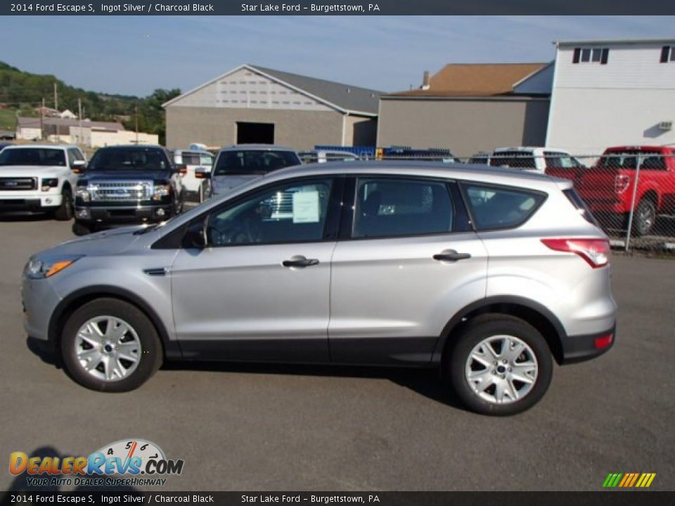 2014 Ford Escape S Ingot Silver / Charcoal Black Photo #8