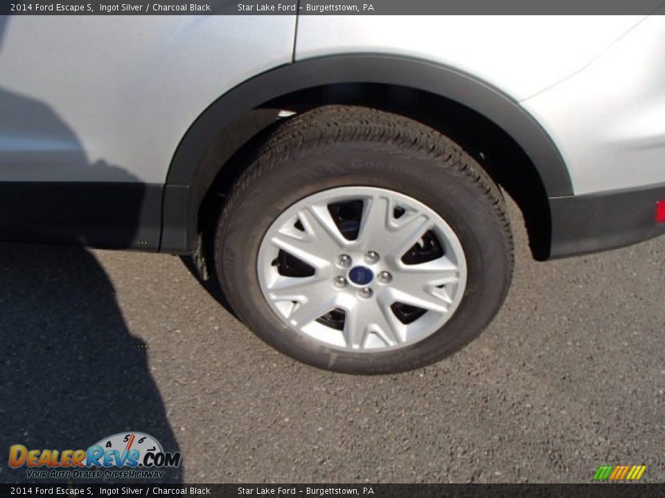 2014 Ford Escape S Ingot Silver / Charcoal Black Photo #9