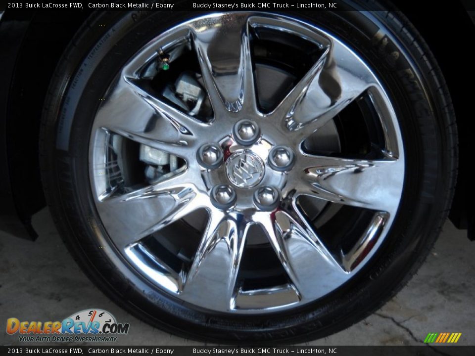 2013 Buick LaCrosse FWD Carbon Black Metallic / Ebony Photo #22