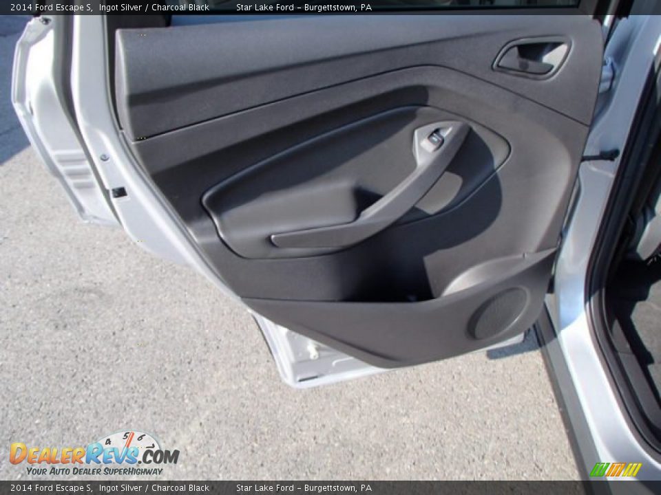 2014 Ford Escape S Ingot Silver / Charcoal Black Photo #13