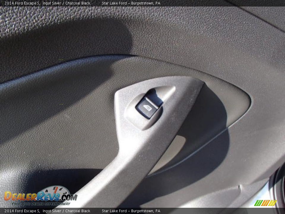 2014 Ford Escape S Ingot Silver / Charcoal Black Photo #15