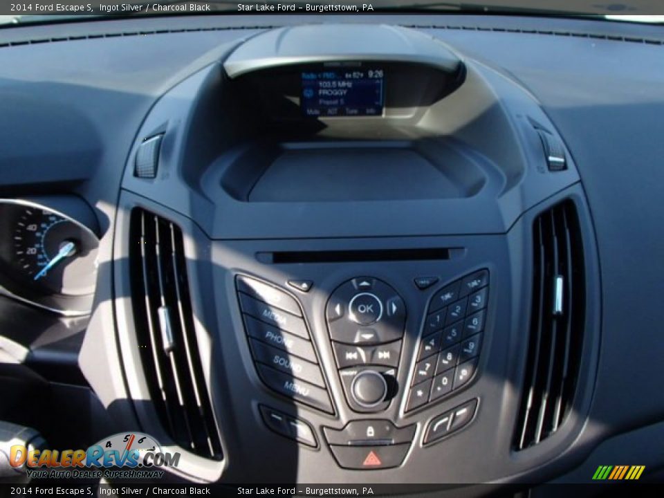 2014 Ford Escape S Ingot Silver / Charcoal Black Photo #17
