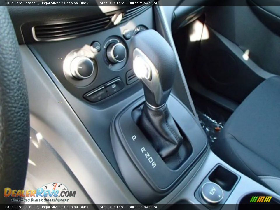 2014 Ford Escape S Ingot Silver / Charcoal Black Photo #19
