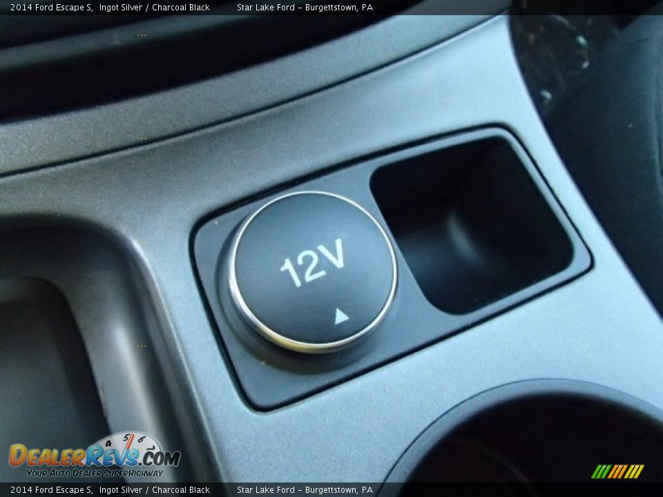 2014 Ford Escape S Ingot Silver / Charcoal Black Photo #20