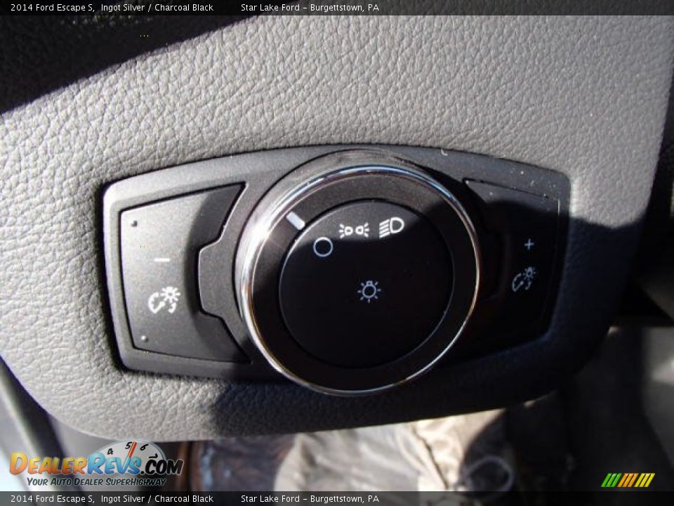 2014 Ford Escape S Ingot Silver / Charcoal Black Photo #23