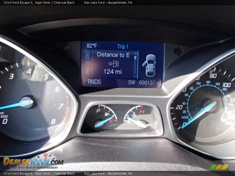 2014 Ford Escape S Ingot Silver / Charcoal Black Photo #24