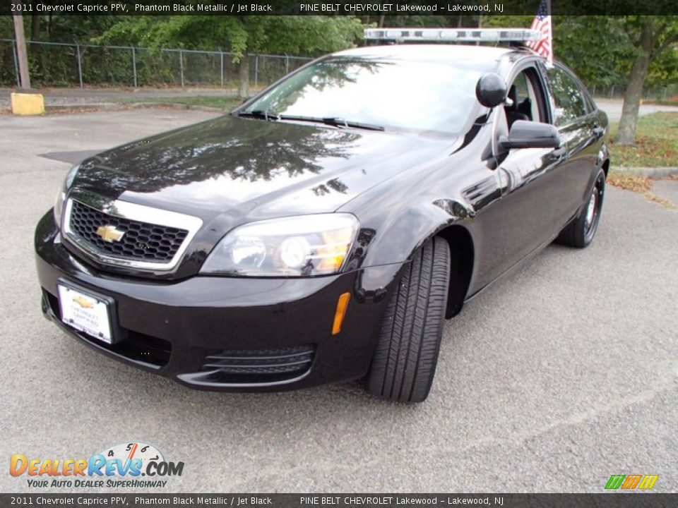 2011 Chevrolet Caprice PPV Phantom Black Metallic / Jet Black Photo #1