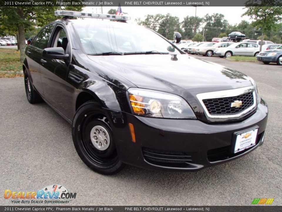 2011 Chevrolet Caprice PPV Phantom Black Metallic / Jet Black Photo #3