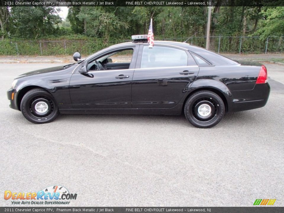 2011 Chevrolet Caprice PPV Phantom Black Metallic / Jet Black Photo #6