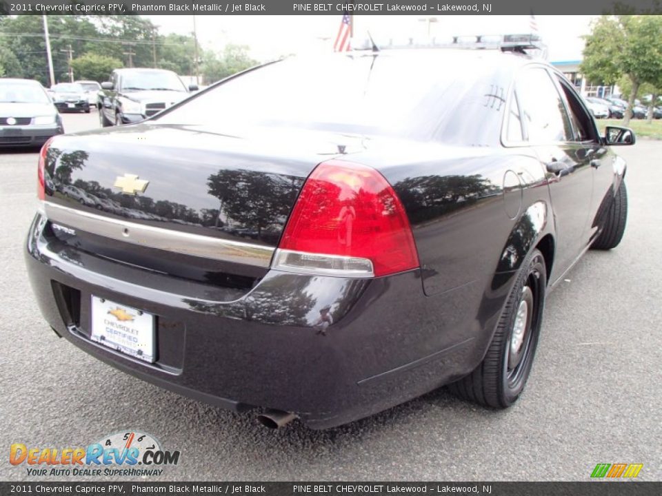 2011 Chevrolet Caprice PPV Phantom Black Metallic / Jet Black Photo #7
