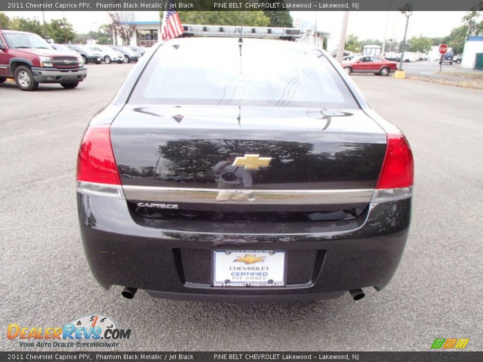 2011 Chevrolet Caprice PPV Phantom Black Metallic / Jet Black Photo #8