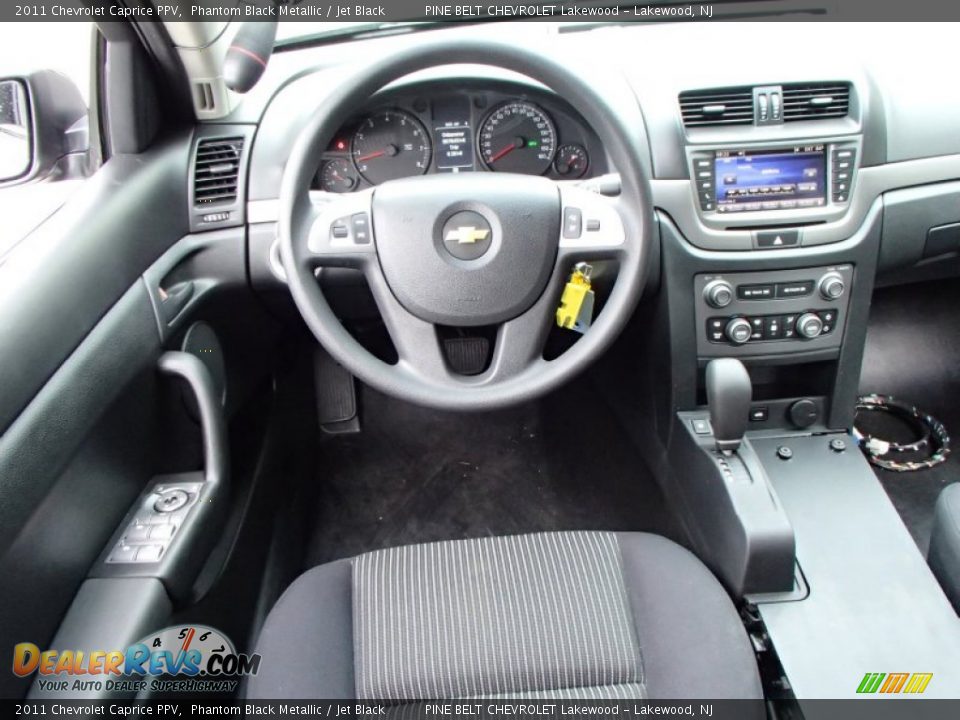 2011 Chevrolet Caprice PPV Phantom Black Metallic / Jet Black Photo #12