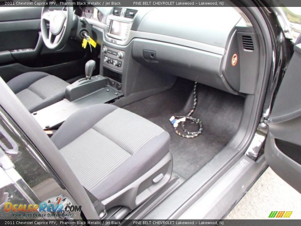 2011 Chevrolet Caprice PPV Phantom Black Metallic / Jet Black Photo #13