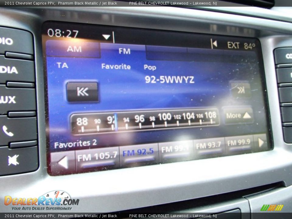 2011 Chevrolet Caprice PPV Phantom Black Metallic / Jet Black Photo #17