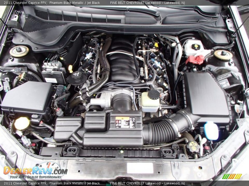 2011 Chevrolet Caprice PPV Phantom Black Metallic / Jet Black Photo #22
