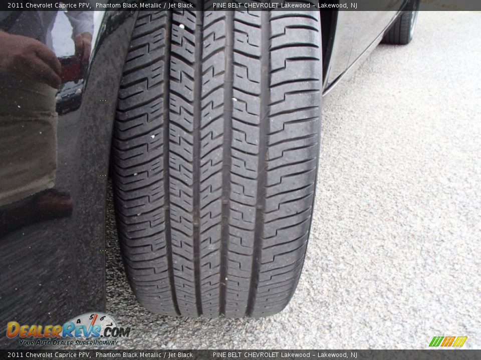 2011 Chevrolet Caprice PPV Phantom Black Metallic / Jet Black Photo #25