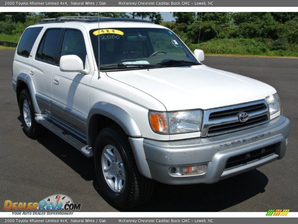 2000 Toyota 4Runner Limited 4x4 Natural White / Oak Photo #1